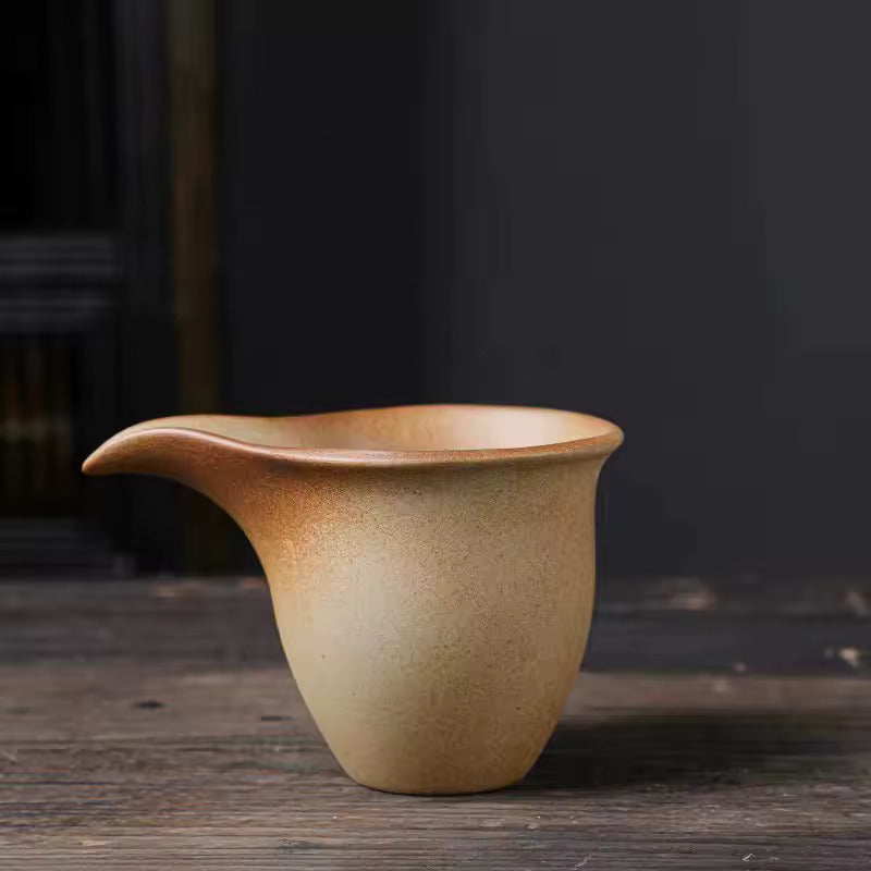 Coarse Pottery Lifting Beam Pot Japanese Style Ceramics Teapot Warm Tea Stove Tea Cup Tea Sea Kung Fu Tea Set Accessories