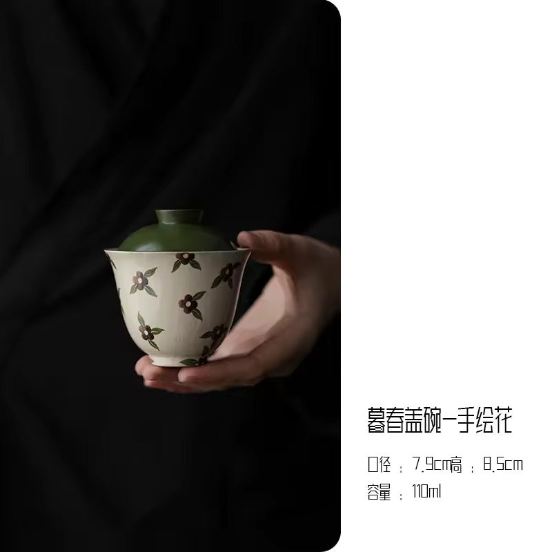 Household Ceramic Teapot Pumpkin Pot Tea Tureen Fair Cup Teacup Anti Scalding