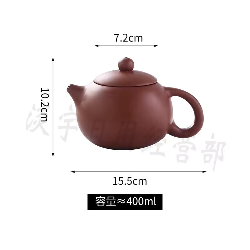 Authentic Yixing Purple Clay Teapot Chinese Kung Fu Tea Set with Filter for Home Use