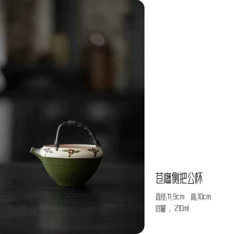 Household Ceramic Teapot Pumpkin Pot Tea Tureen Fair Cup Teacup Anti Scalding