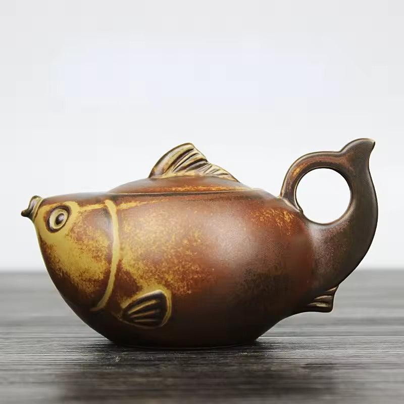 Ceramic Vintage Stoneware Teapot Antique Pottery Pottery Teaware Stoneware Gifts Tea Pot Set Tea Infuser Tea Kettle