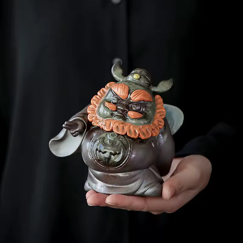 Tea Pet Decoration Fine Ceramic Creative Zhaocai Dragon Can Raise Qilin Tea Play Tea Table Zhong Kui Kung Fu Tea Set Accessories
