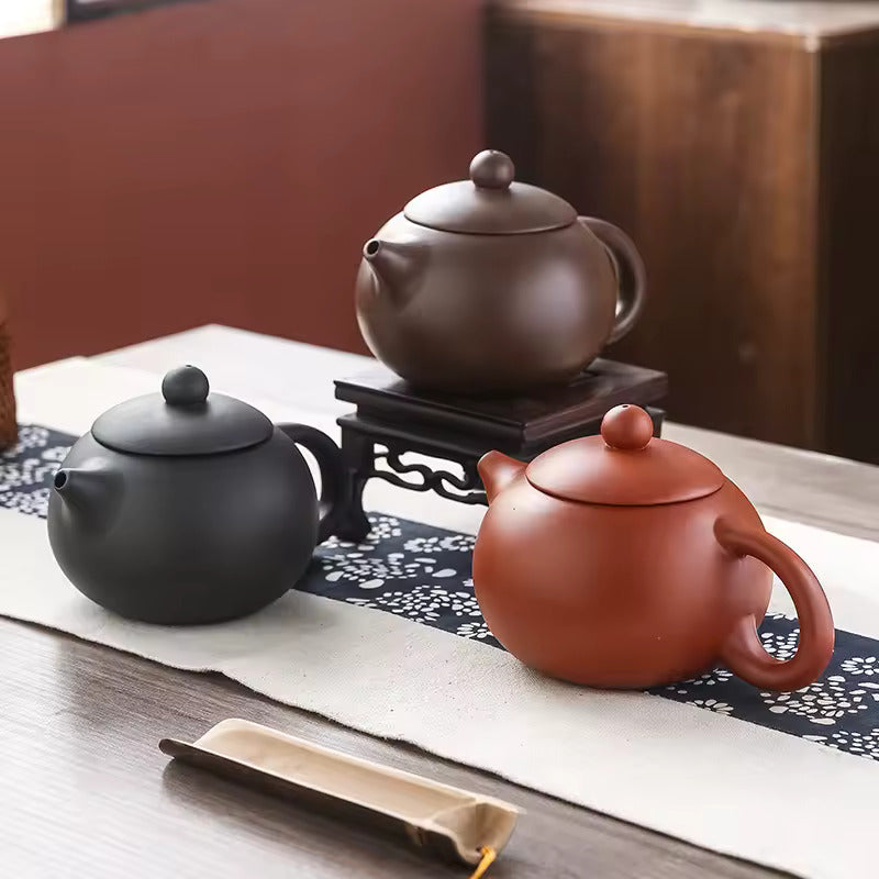 Authentic Yixing Purple Clay Teapot Chinese Kung Fu Tea Set with Filter for Home Use