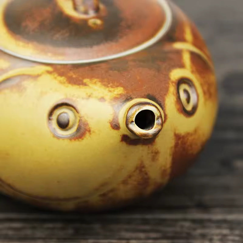 Ceramic Vintage Stoneware Teapot Antique Pottery Pottery Teaware Stoneware Gifts Tea Pot Set Tea Infuser Tea Kettle