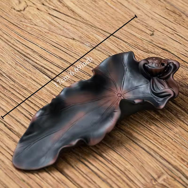 Home Handmade Tea Ceremony Accessories - Purple Pottery Tea Dispenser Ceramic Awakening Tea Accessories