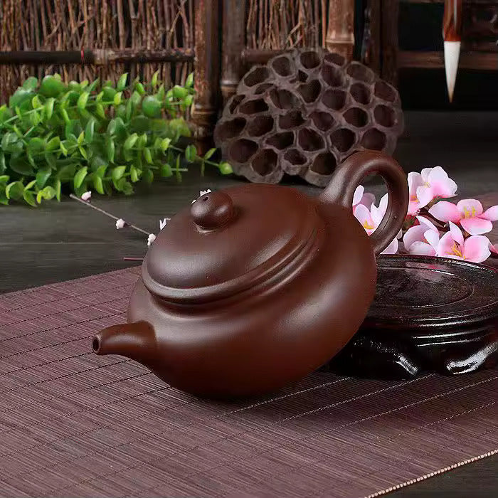 Authentic Yixing Purple Clay Teapot Chinese Kung Fu Tea Set with Filter for Home Use