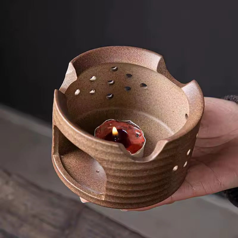 Coarse Pottery Lifting Beam Pot Japanese Style Ceramics Teapot Warm Tea Stove Tea Cup Tea Sea Kung Fu Tea Set Accessories