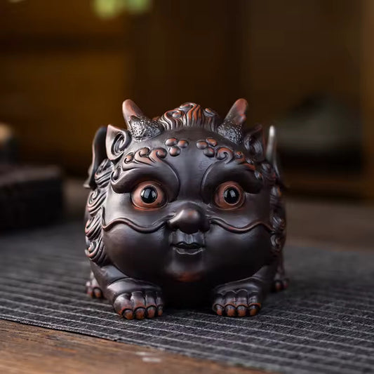 Recruiting Wealth Purple Sand Pixiu Kung Fu Tea Set Accessories Tea Table Decoration Tea Pet