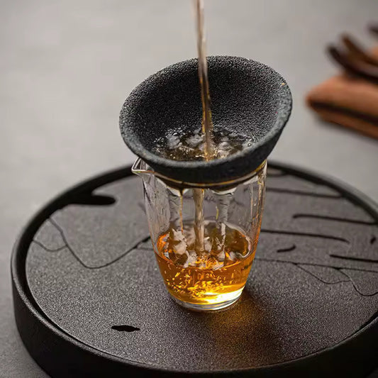 Non-porous Tea Leak Filter Alumina Ore Tea Filter Creative Filter Tea Tea Tea Maker Kung Fu Tea Set Accessories Strainer