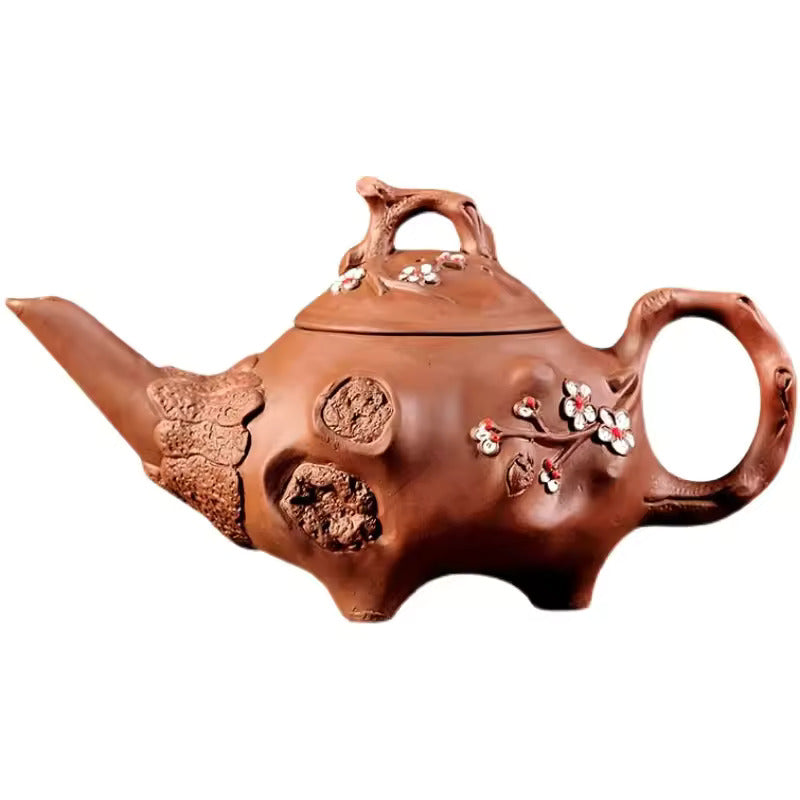 500ML Yixing Purple Clay Pot Shaped Teapot Long Beaked Pot Filtration Vermicelli Teapot Kung Fu Tea Set