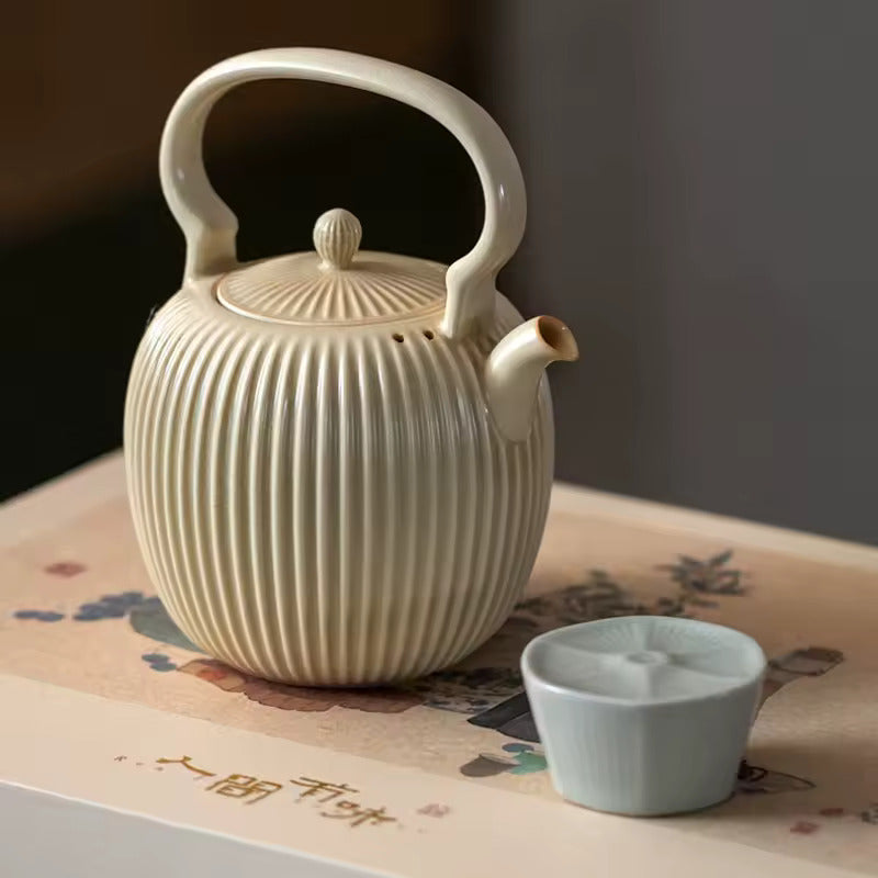Wind Stove Teapot Brewing Set Gift Box Ceramic Kung Fu Tea Set Household Tea Maker