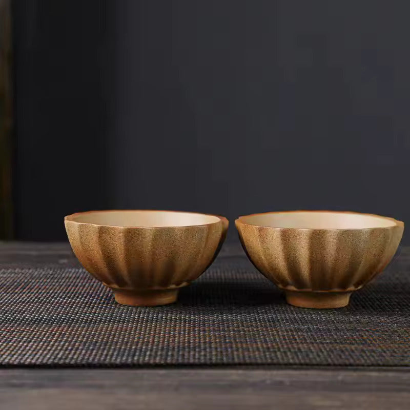 Coarse Pottery Lifting Beam Pot Japanese Style Ceramics Teapot Warm Tea Stove Tea Cup Tea Sea Kung Fu Tea Set Accessories